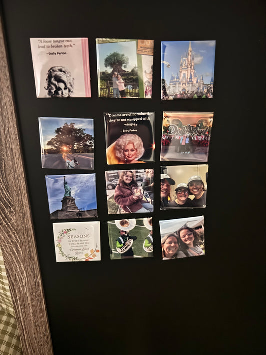 2" x 2" Custom Photo Magnets (12-Pack)